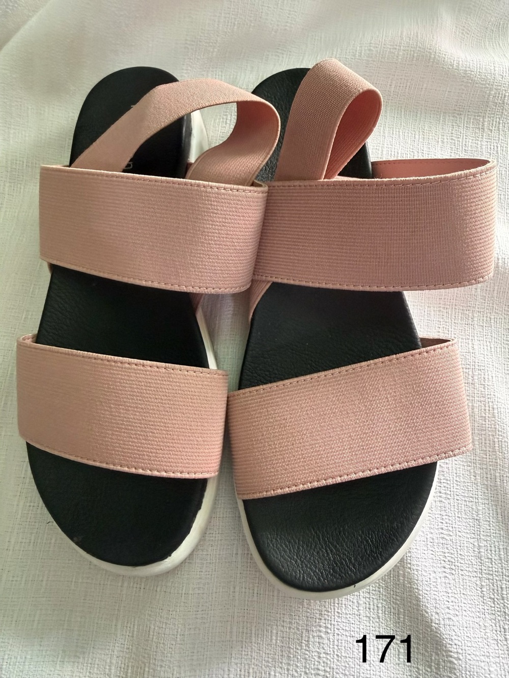 Madden Girl Blush Elastic Strap Slide Sandals